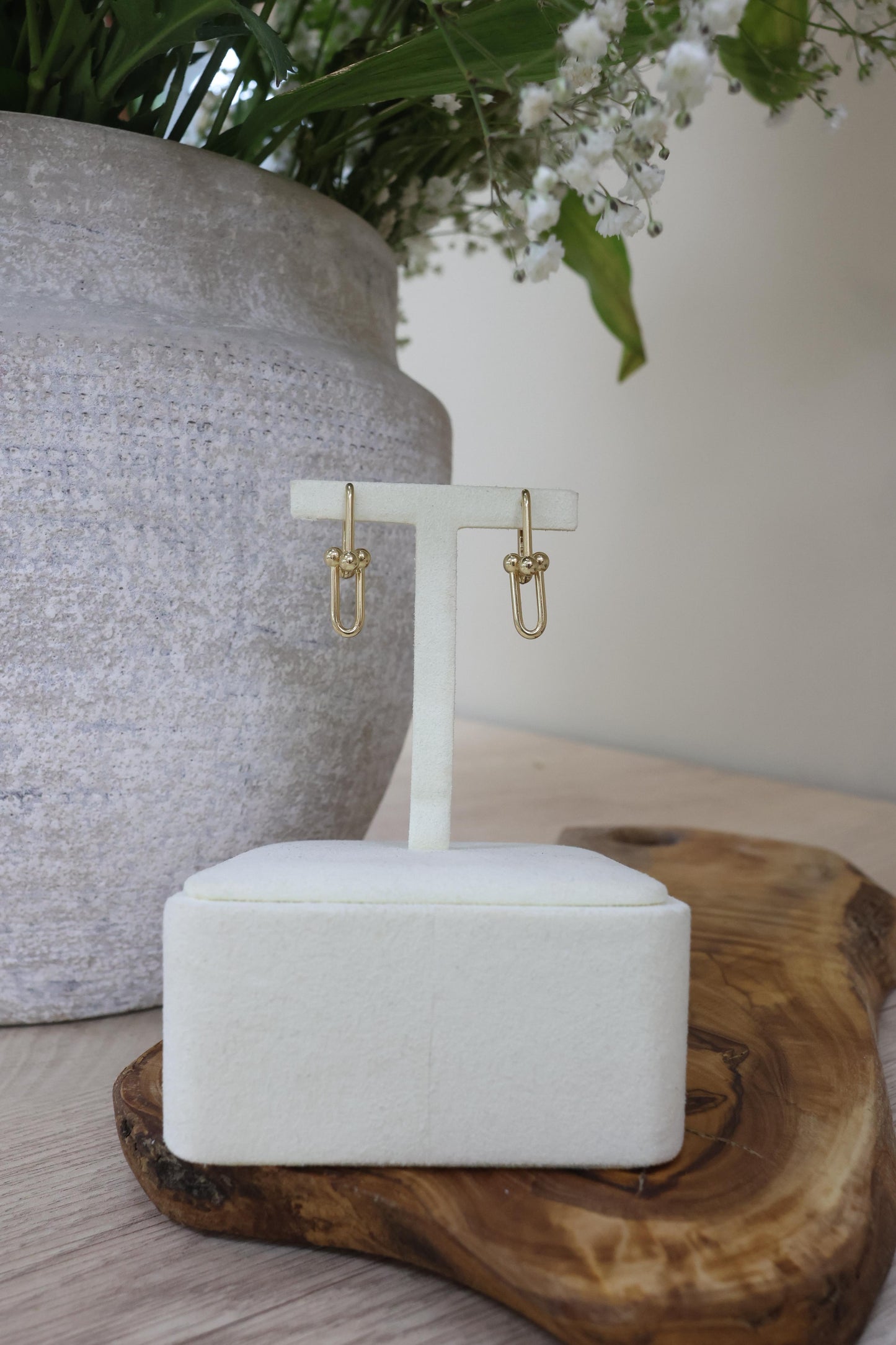14k Gold Tif Earrings
