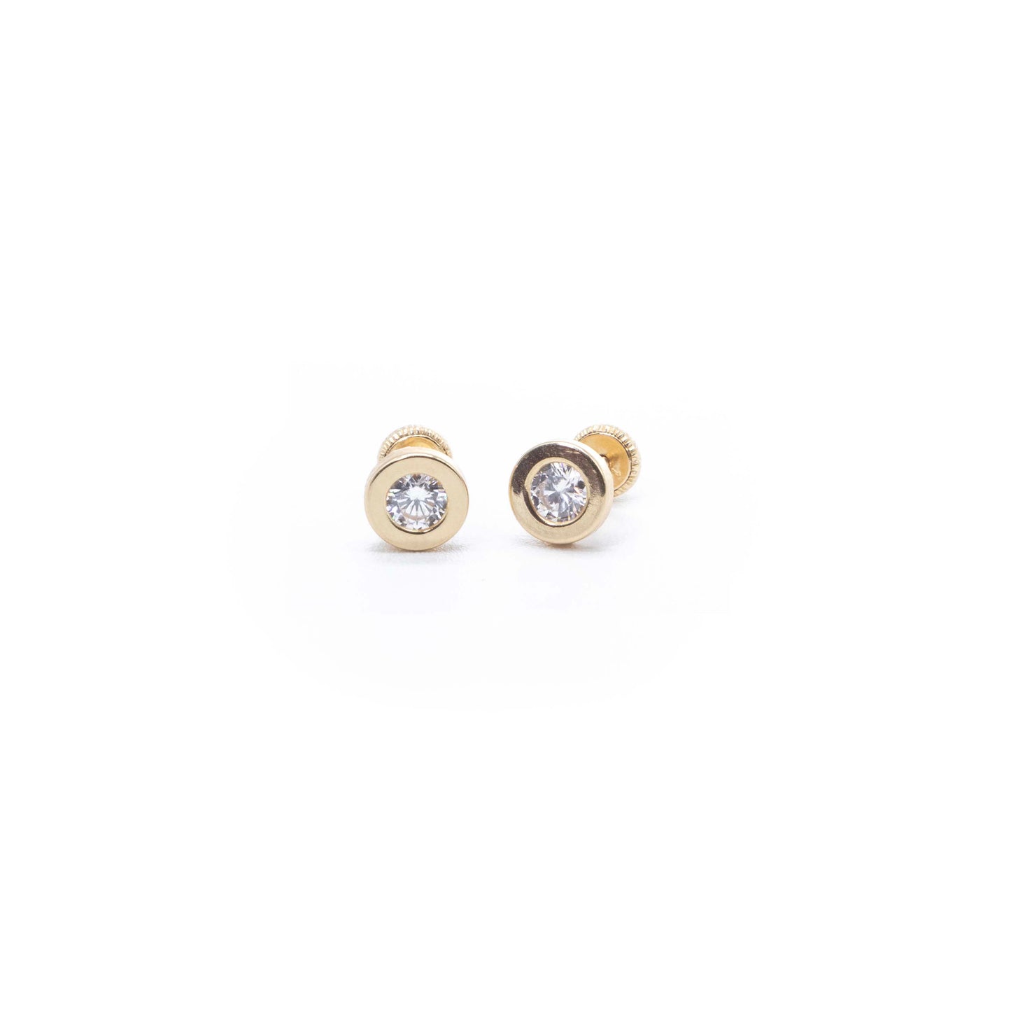 14k Gold Circle Earrings medium
