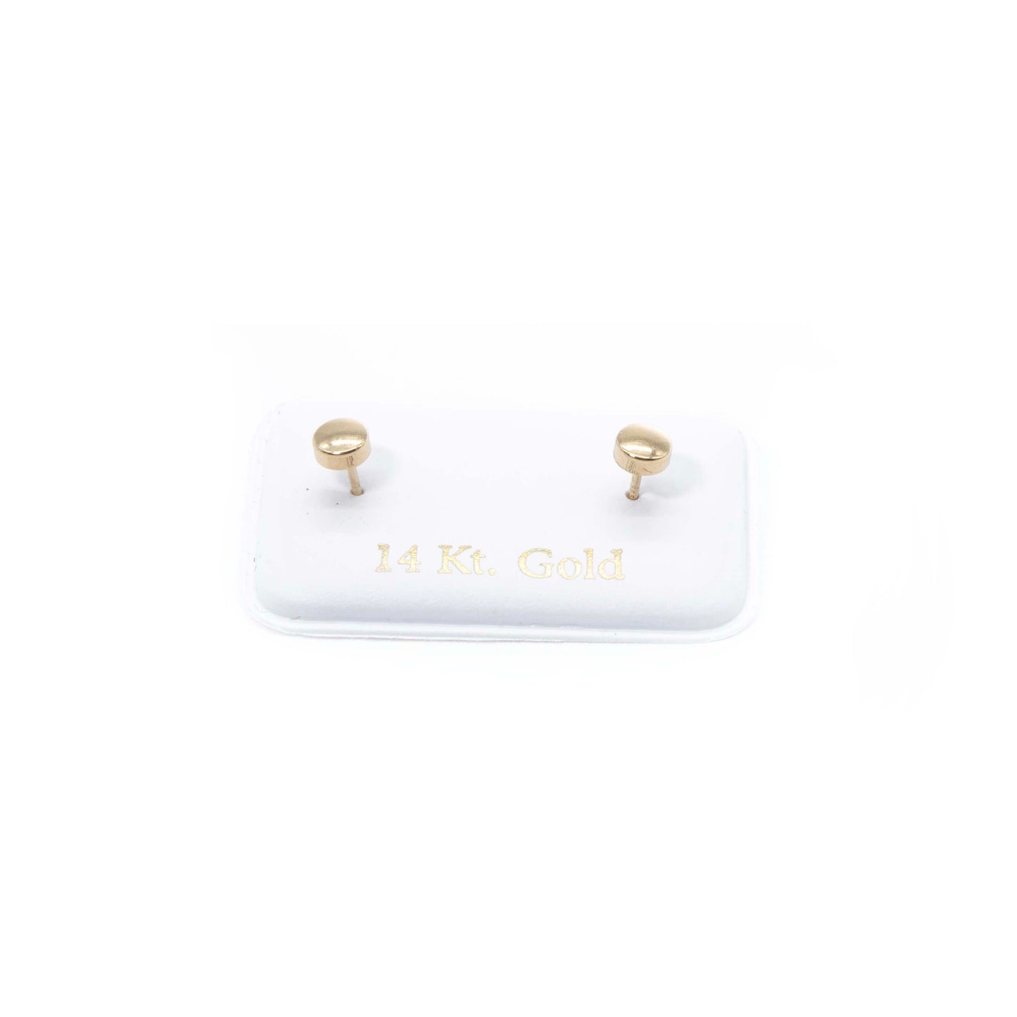 14k Gold Sleek Circle Earrings small