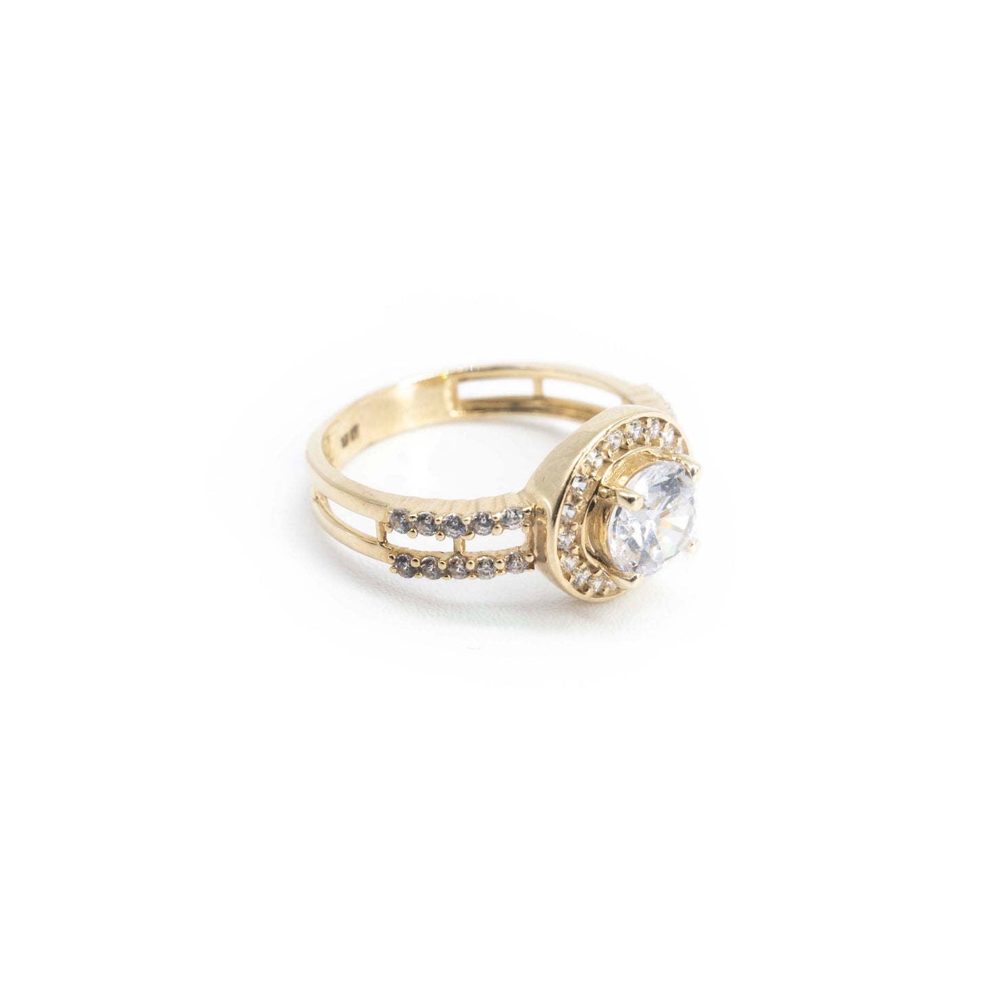 10K Gold Eternal Halo Ring
