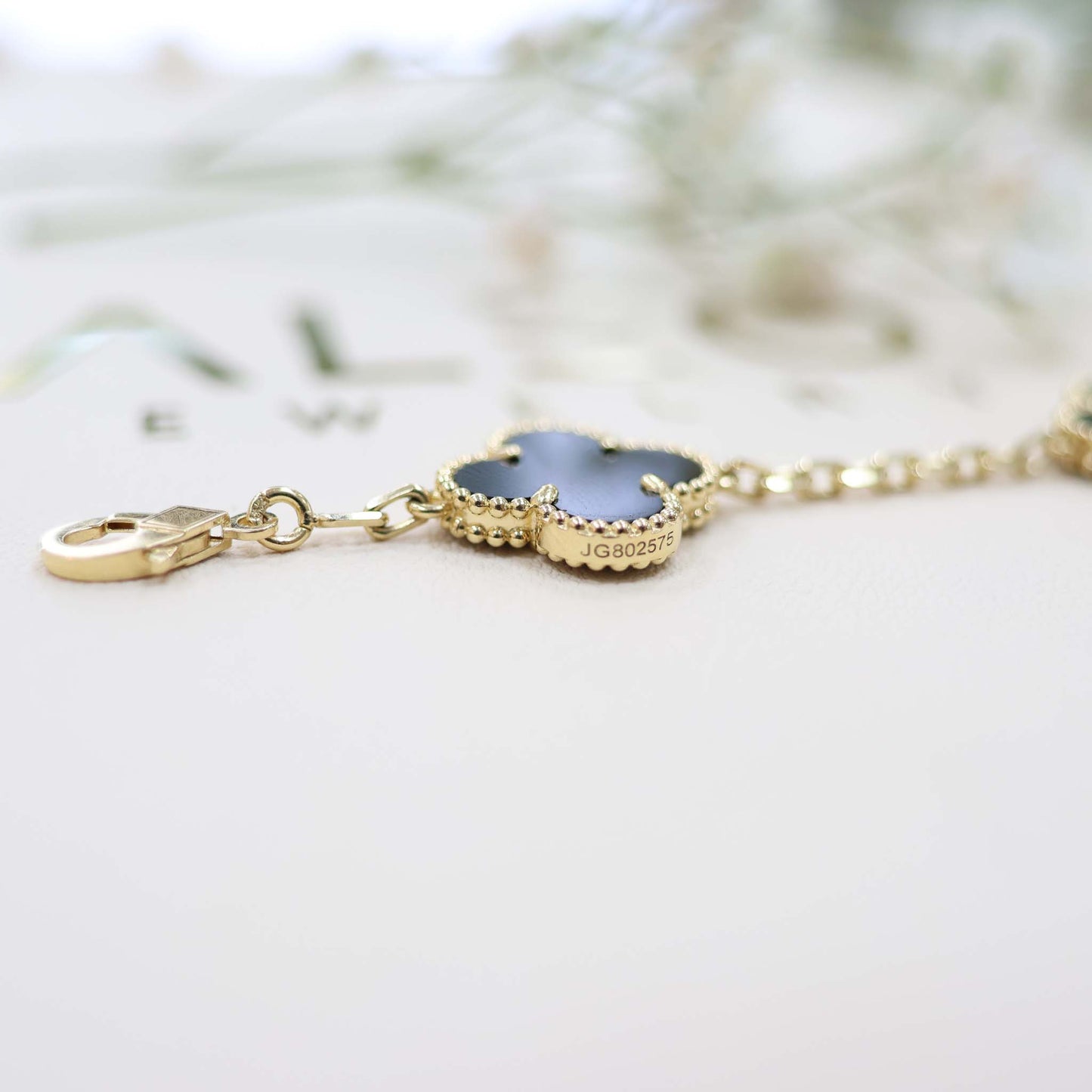 18k Gold Onyx Bracelet