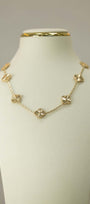 18K Gold 10 Motif necklace
