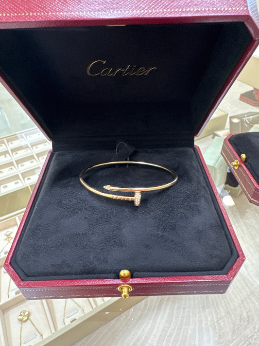 18k Gold nail bracelet