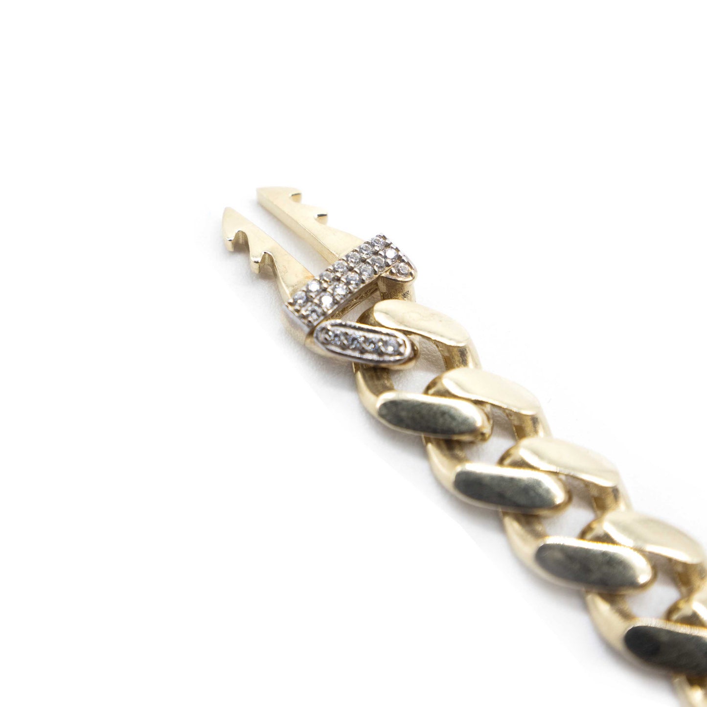 10k Gold Classic Monaco Chain