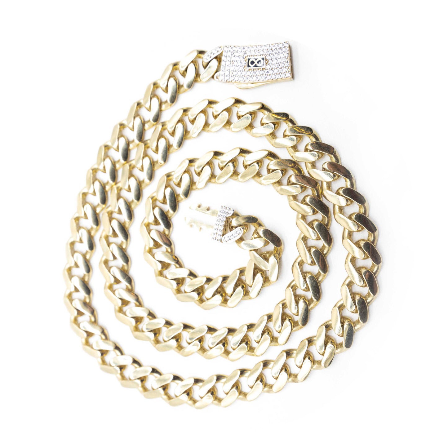 10k Gold Classic Monaco Chain