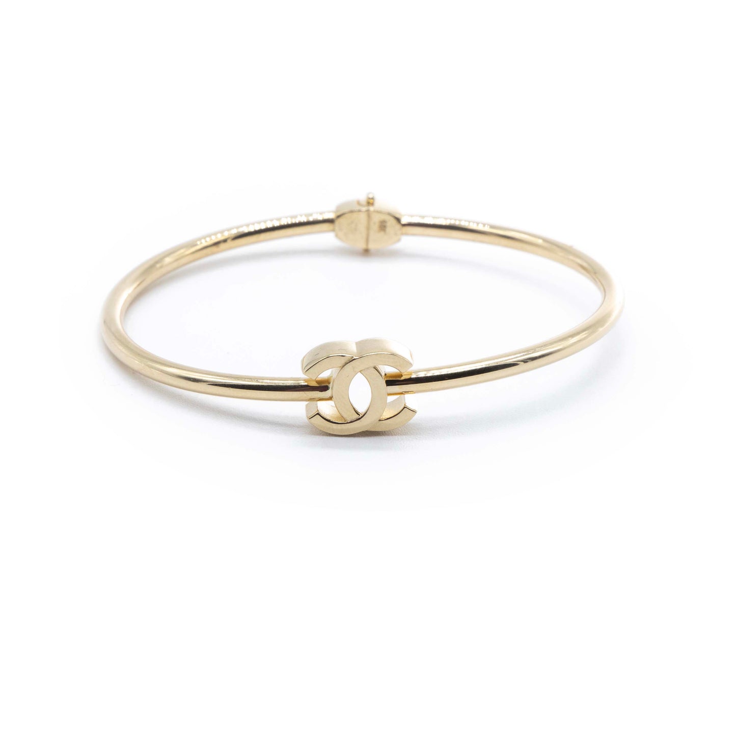 14k Gold Bangle style Chanel