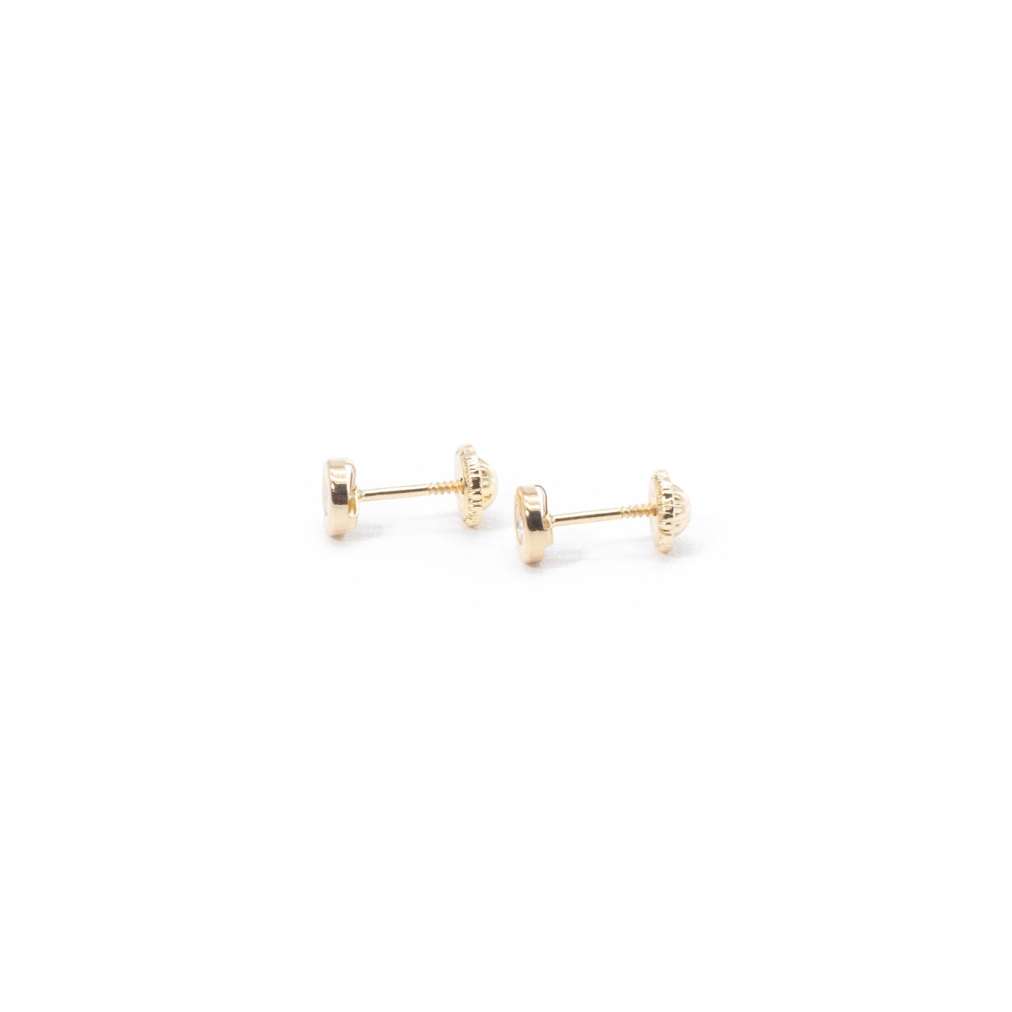 14k Gold Circle Earrings small