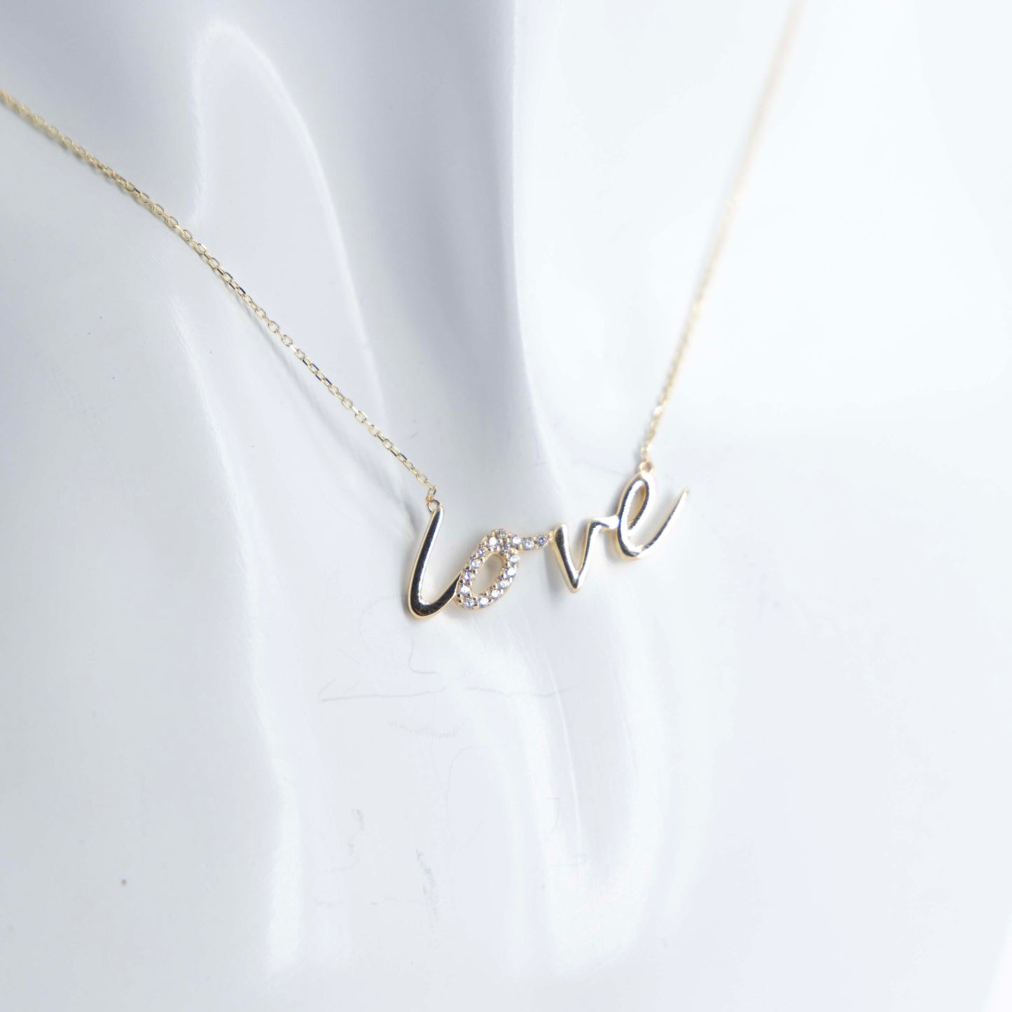 14K Gold Love Chain