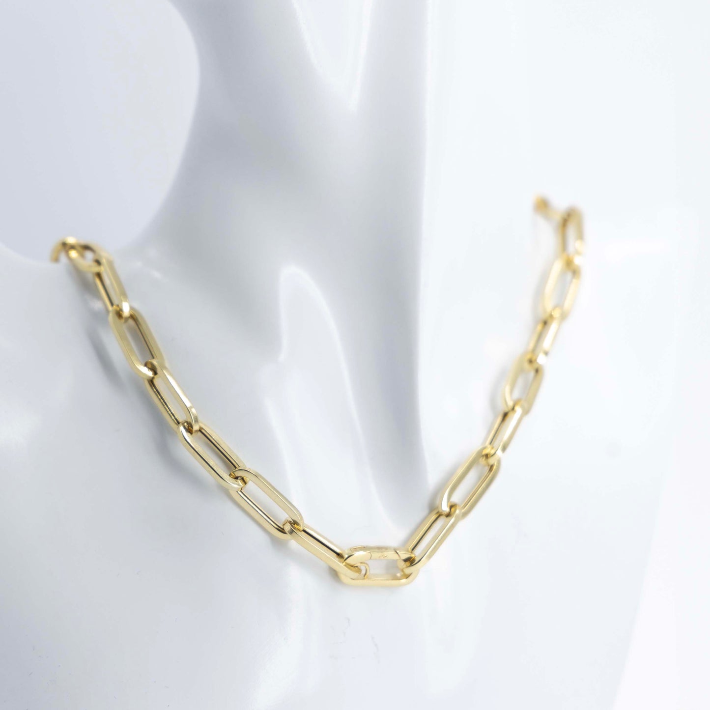 14k Gold Paperclip Chain