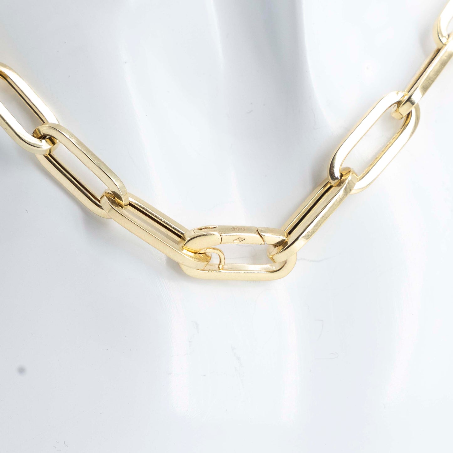 14k Gold Paperclip Chain