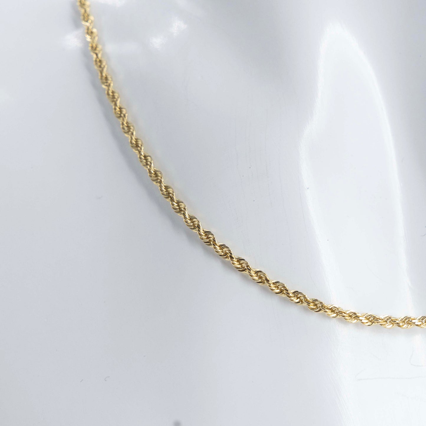 14k Gold Rope Chain 20 inch