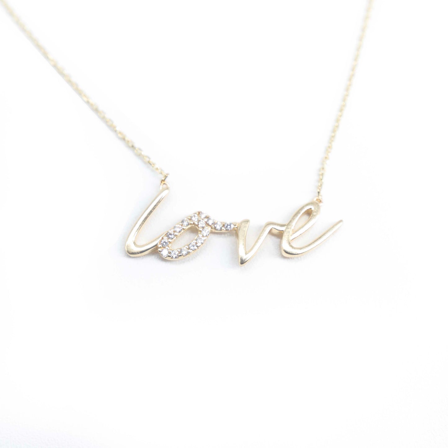 14K Gold Love Chain