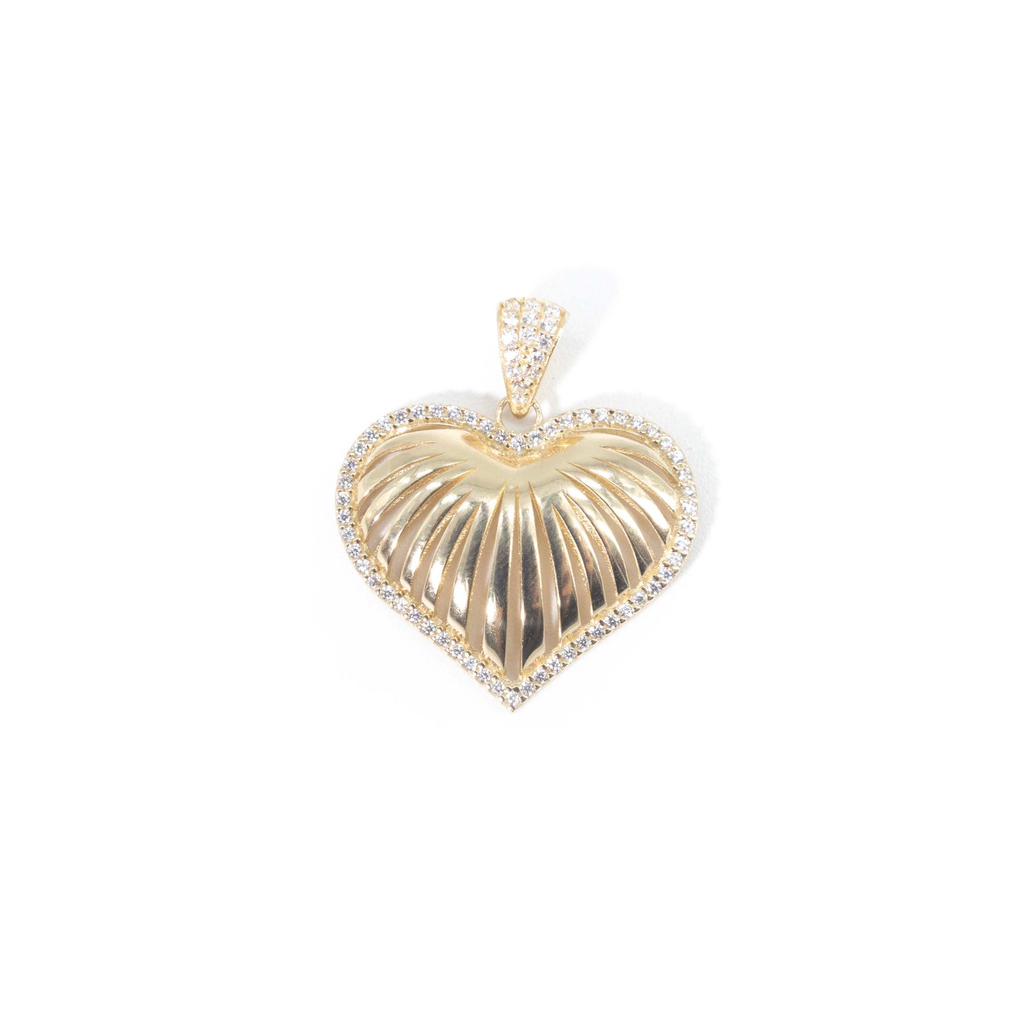 14k Gold Heart Pendant