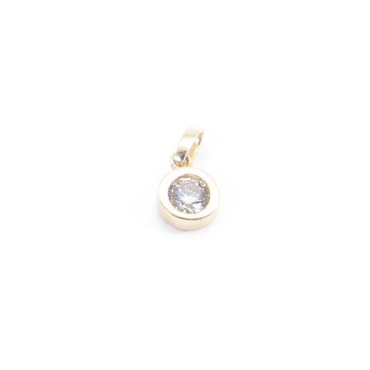 14k Gold Diamond Pendant