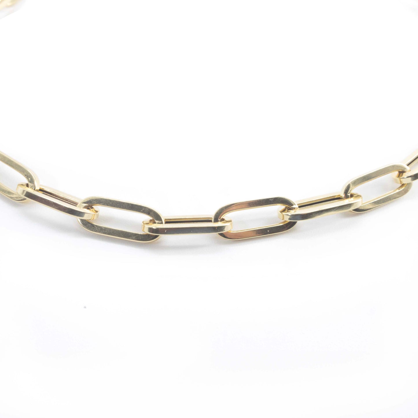 14k Gold Paperclip Chain