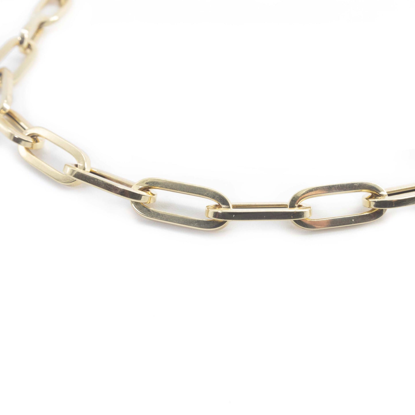 14k Gold Paperclip Chain