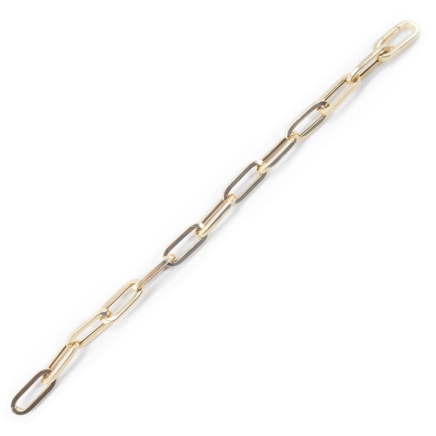 14K Gold Paperclip Bracelet