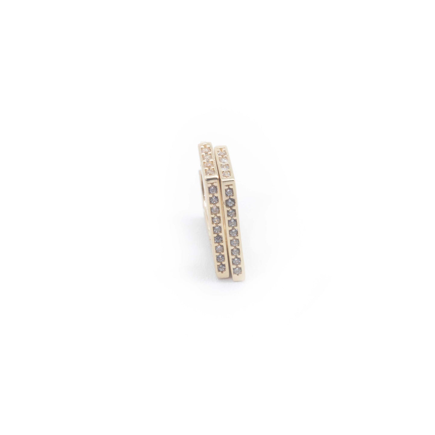 14k Gold Radiant Geometric Elegance Earrings