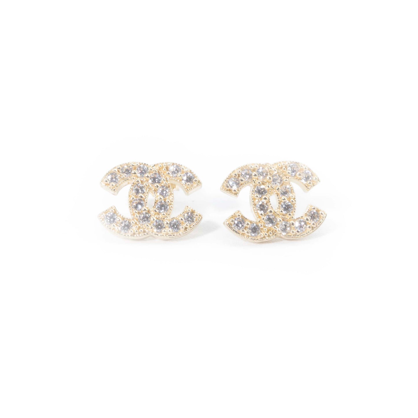 14k Gold Chanel style Earrings