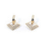 14k Gold Pyramid Shape Design