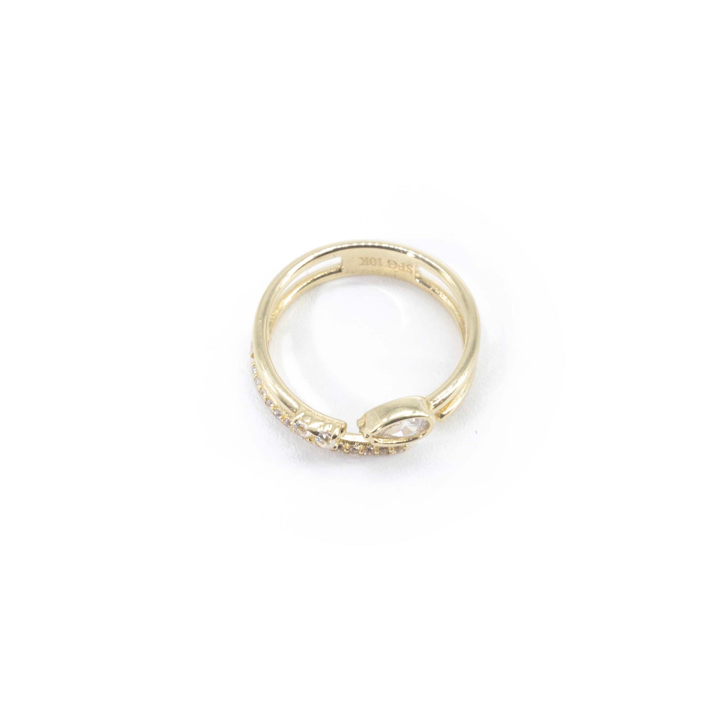 10K Gold Lunar Glow Ring