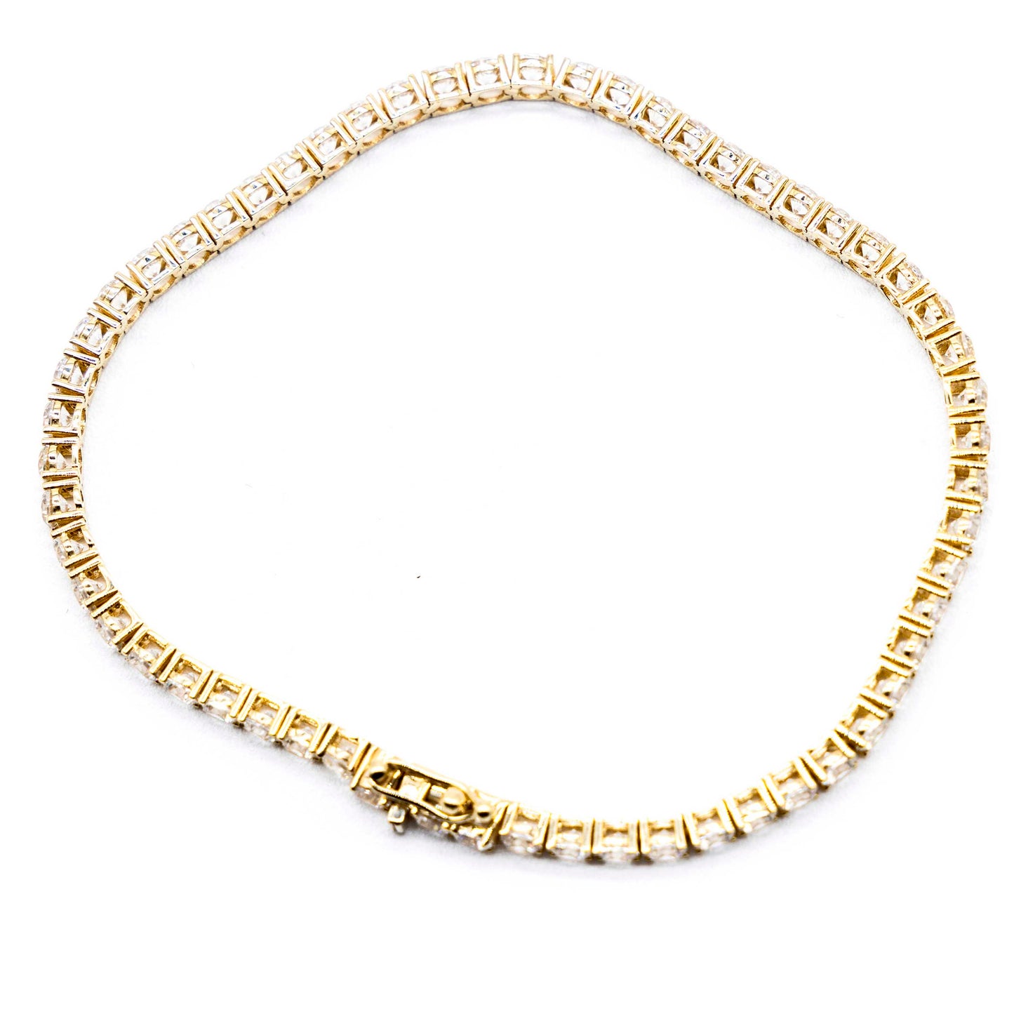 10K Gold Tennis Bracelet