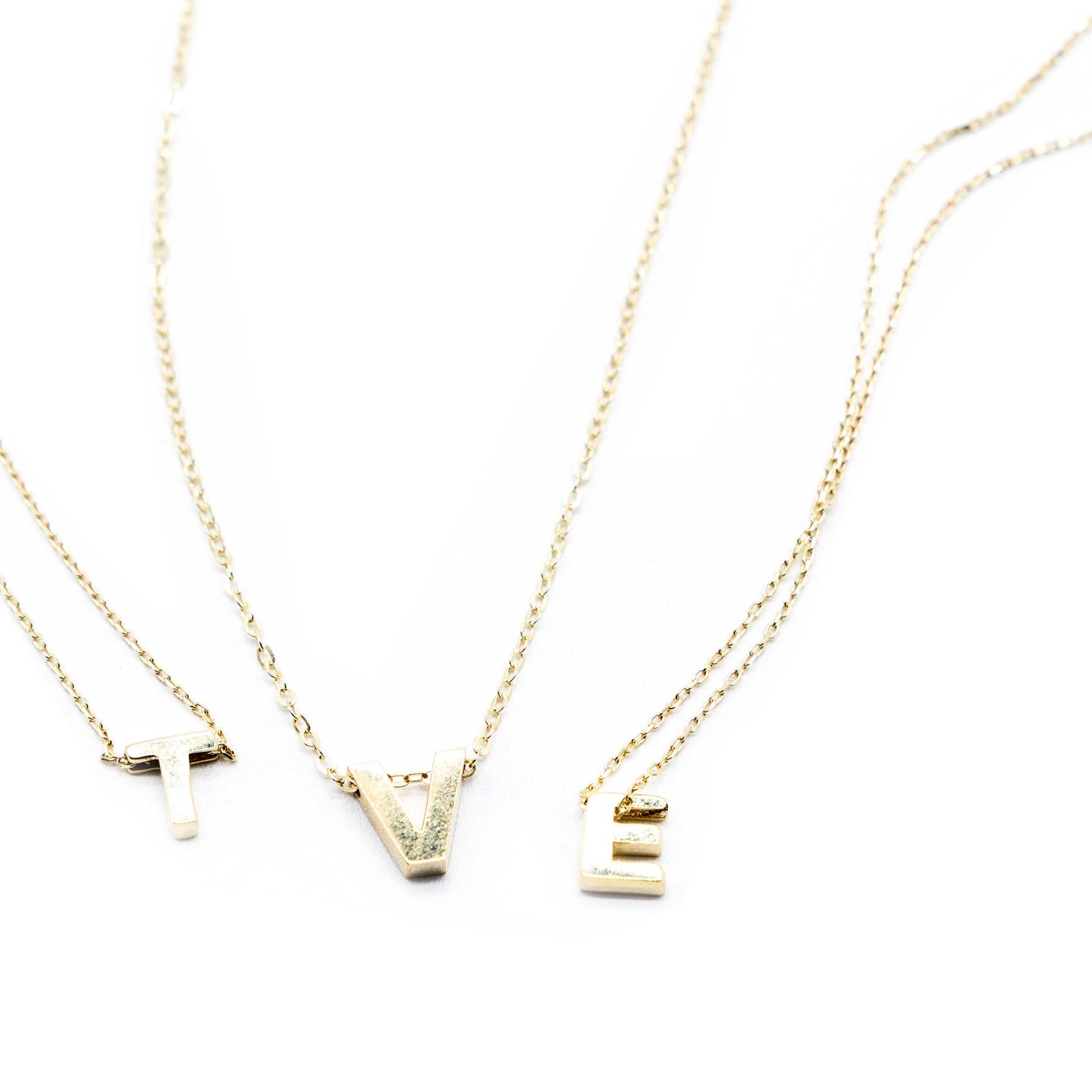 10K Gold Letter chains