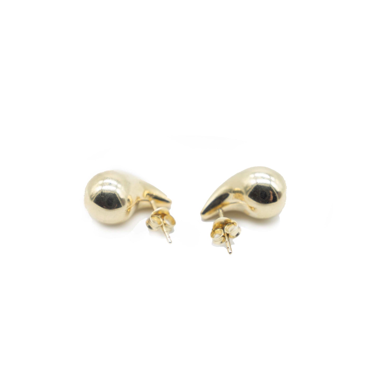 10K Gold Modern Drop Earrings