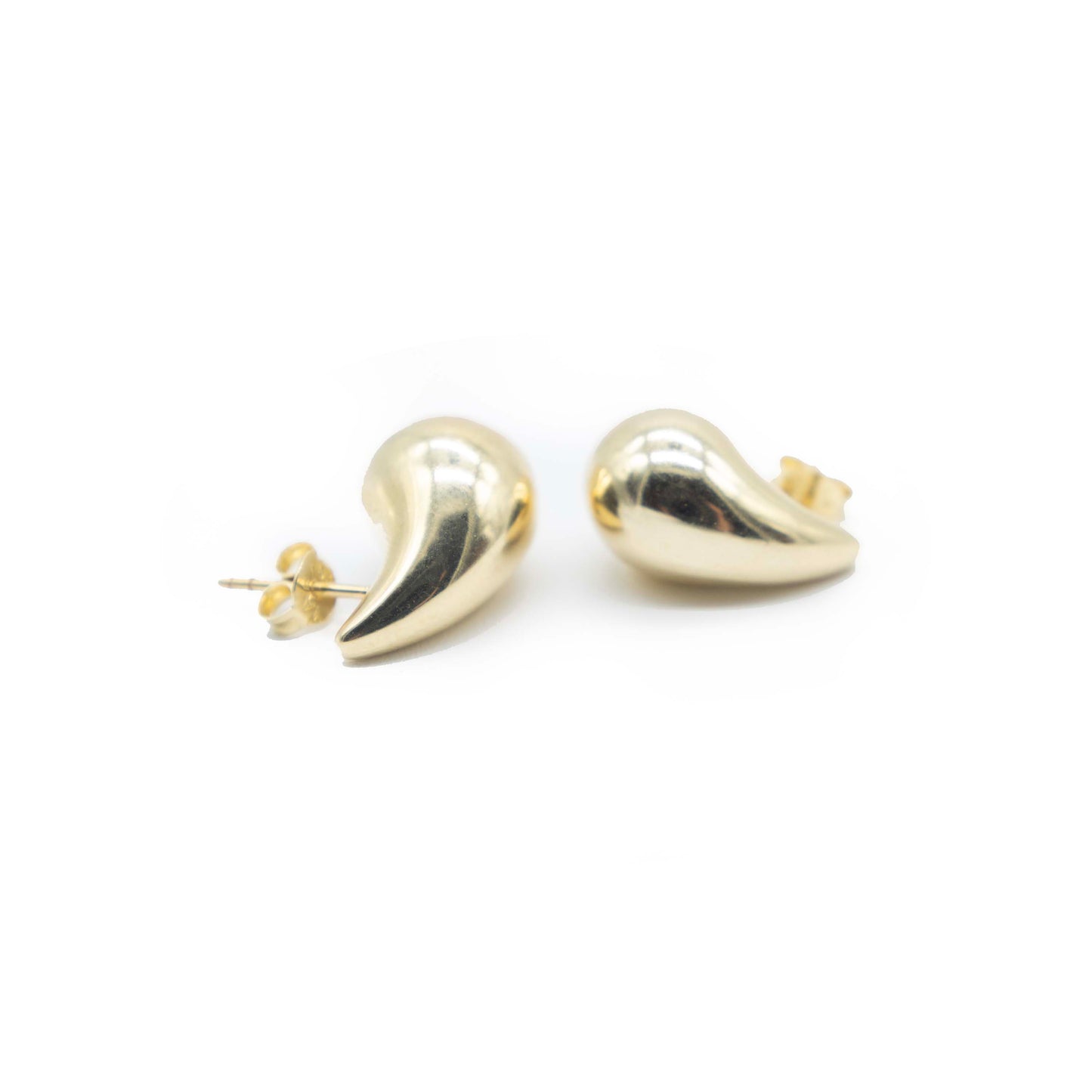 10K Gold Modern Drop Earrings