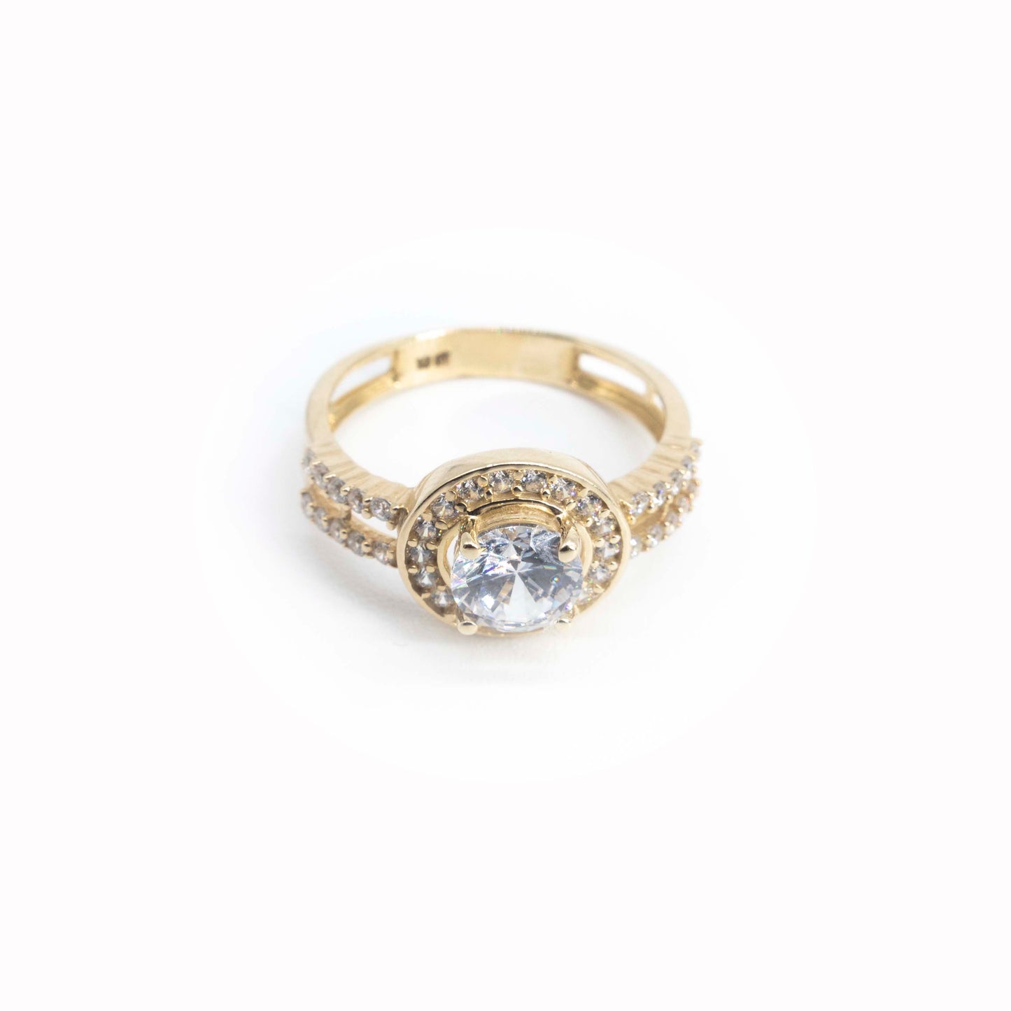 10K Gold Eternal Halo Ring