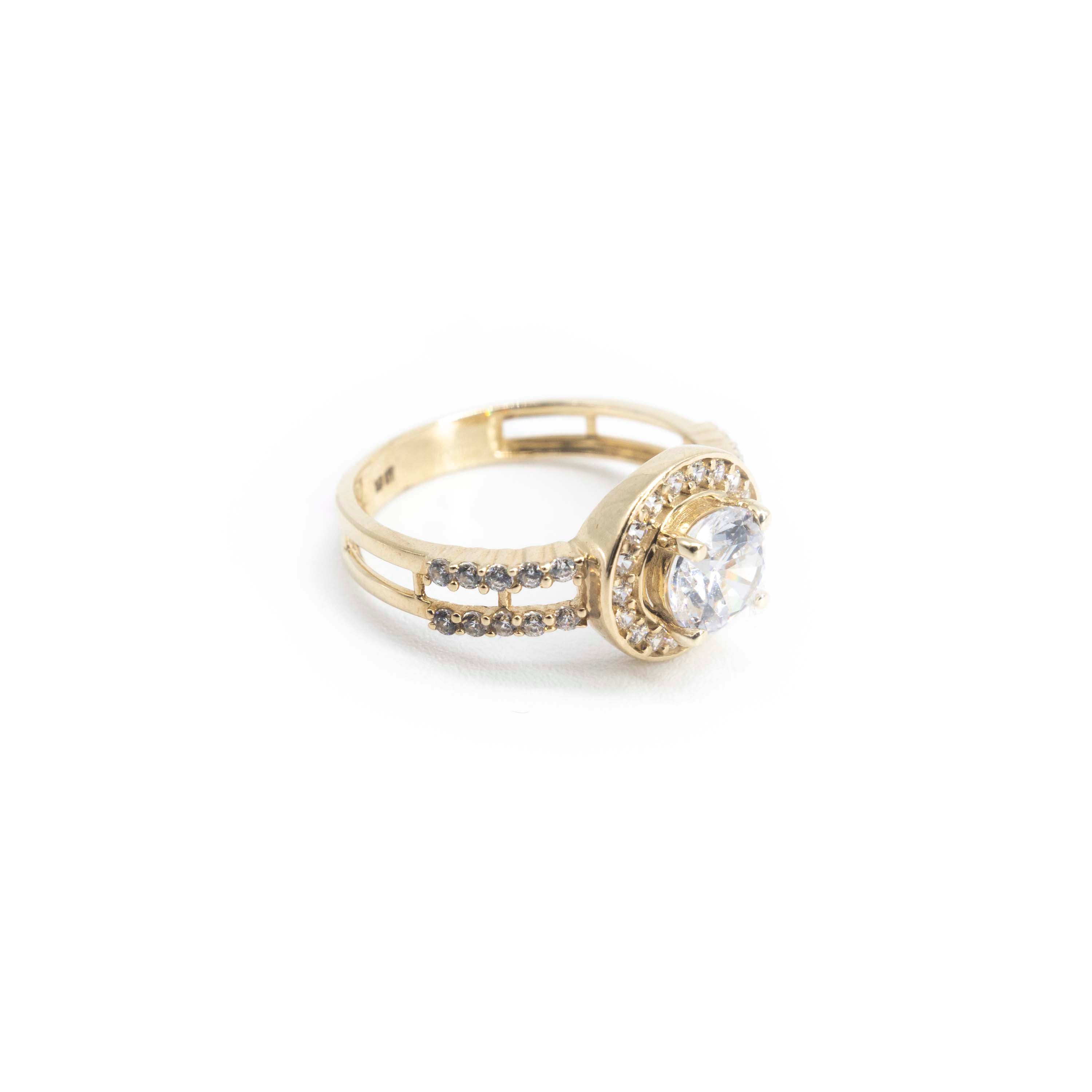 10K Gold Eternal Halo Ring