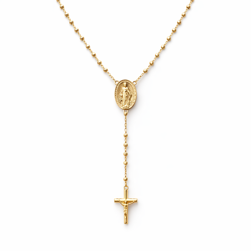 14k Gold Grace Rosary