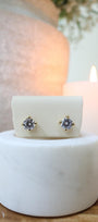 14k Gold Diamond Earrings
