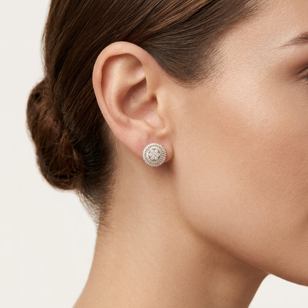 Stellar Tanzanite Diamond Earring
