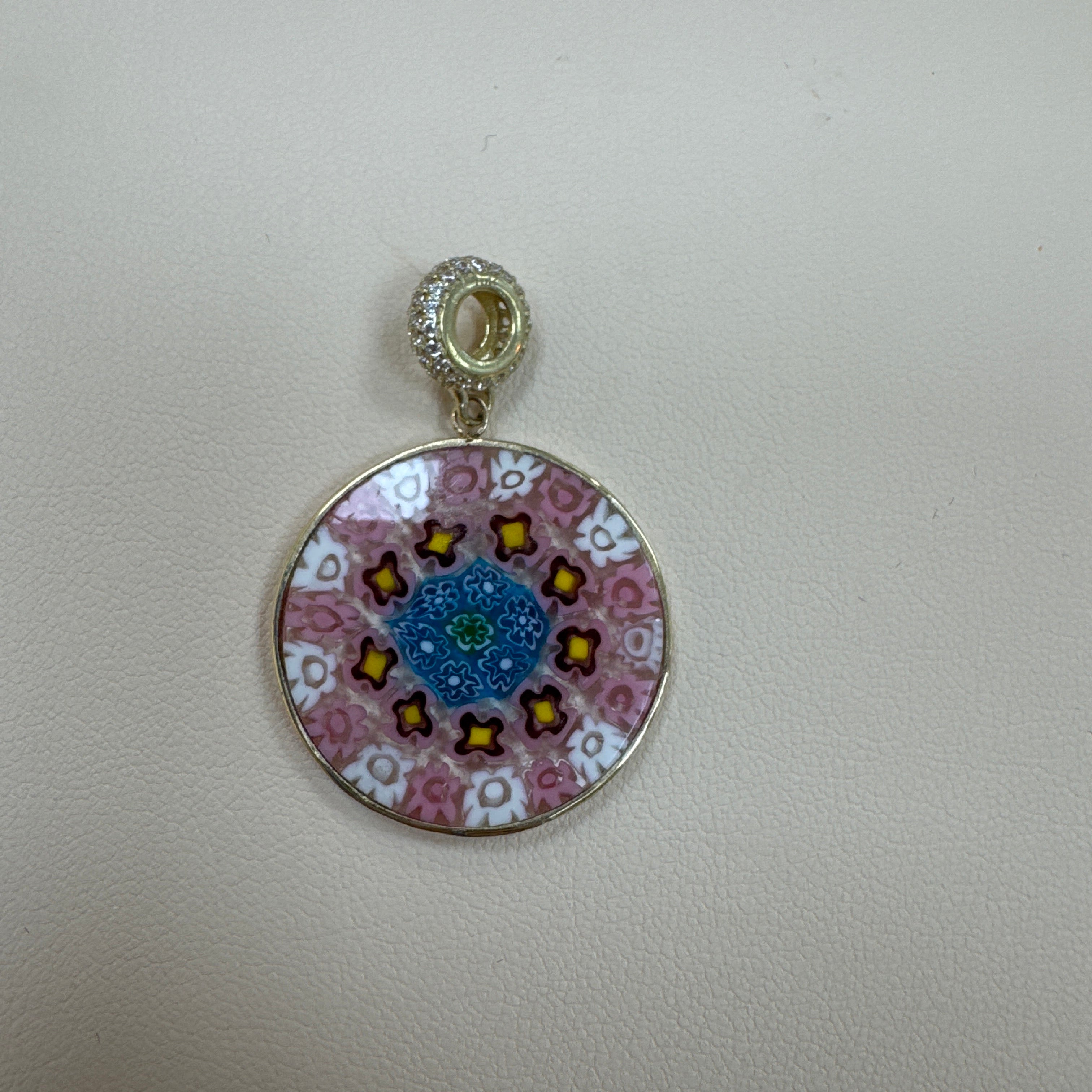 10K Gold Cross Pendant with Diamonds