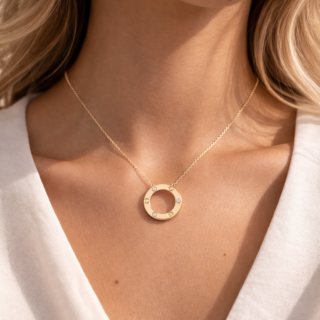 14k Gold Timeless Circle