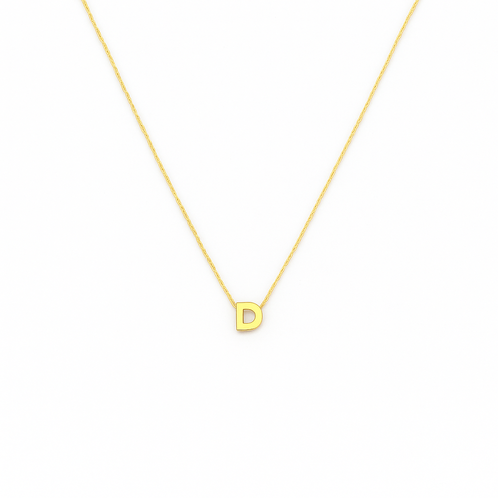 10K Gold Letter D