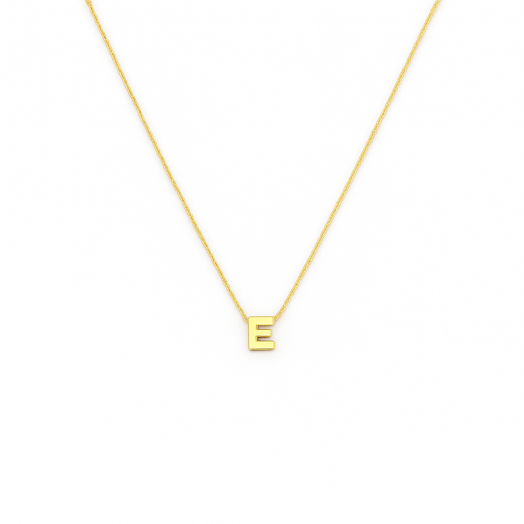 10K Gold Letter E