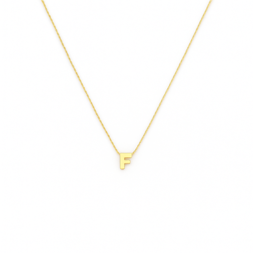 10K Gold Letter F