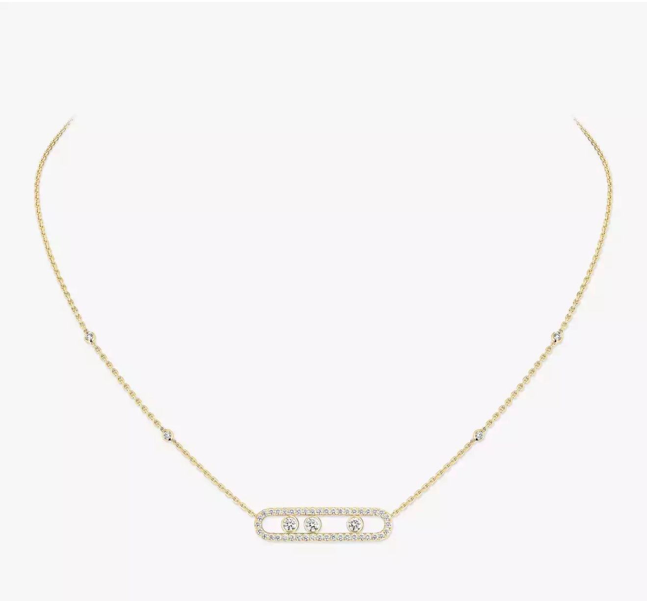 18k Gold Mess necklace