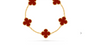 18k Gold Carnelian red Bracelet