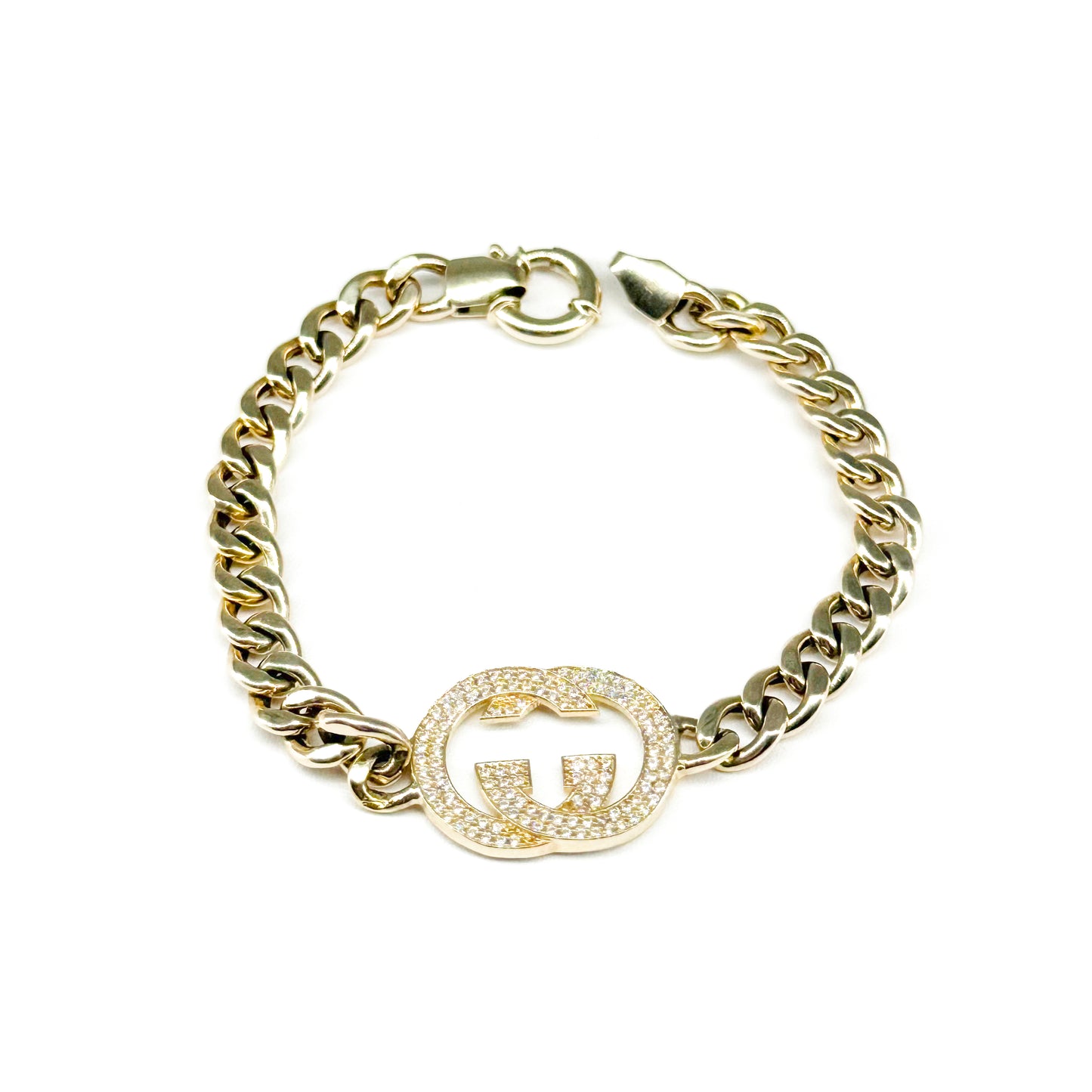 10K Gold Gucci Style Bracelet