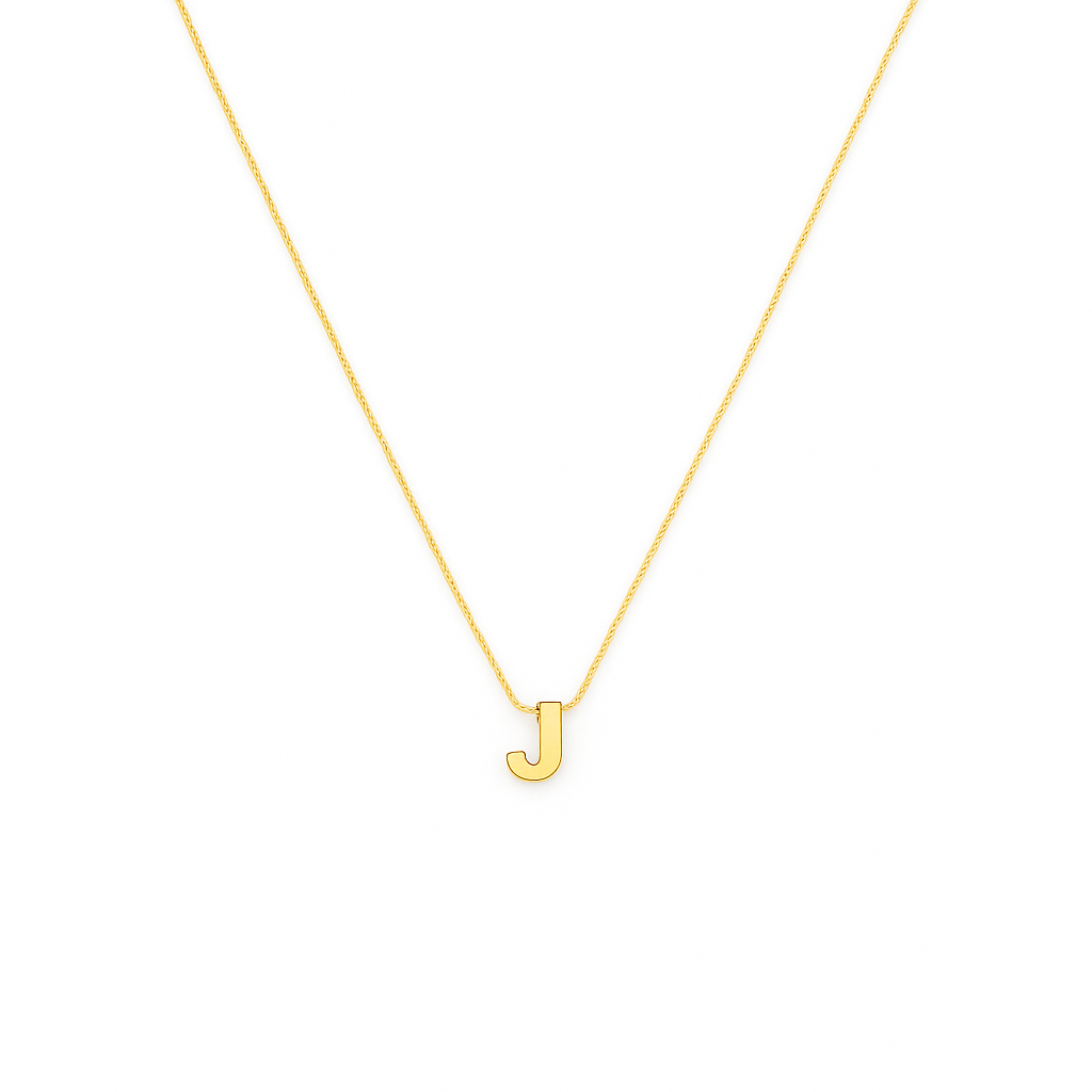 10K Gold Letter J