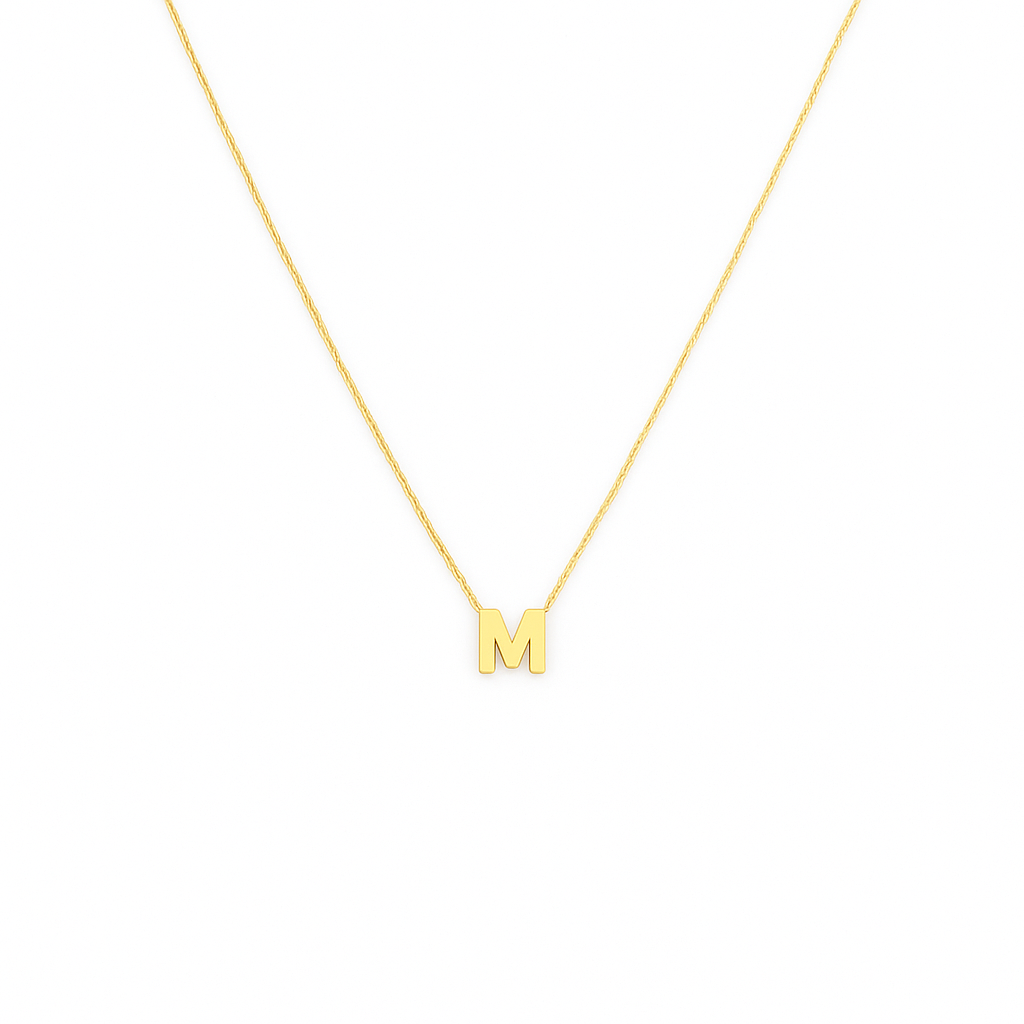 10K Gold Letter M