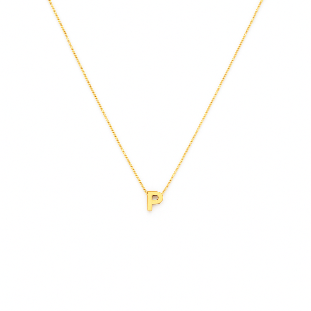 10K Gold Letter P