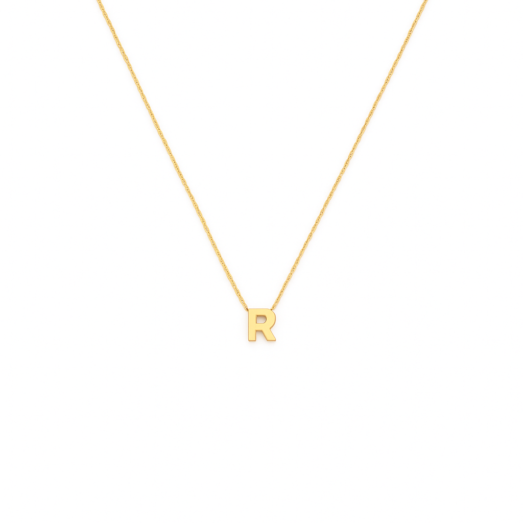 10K Gold Letter R