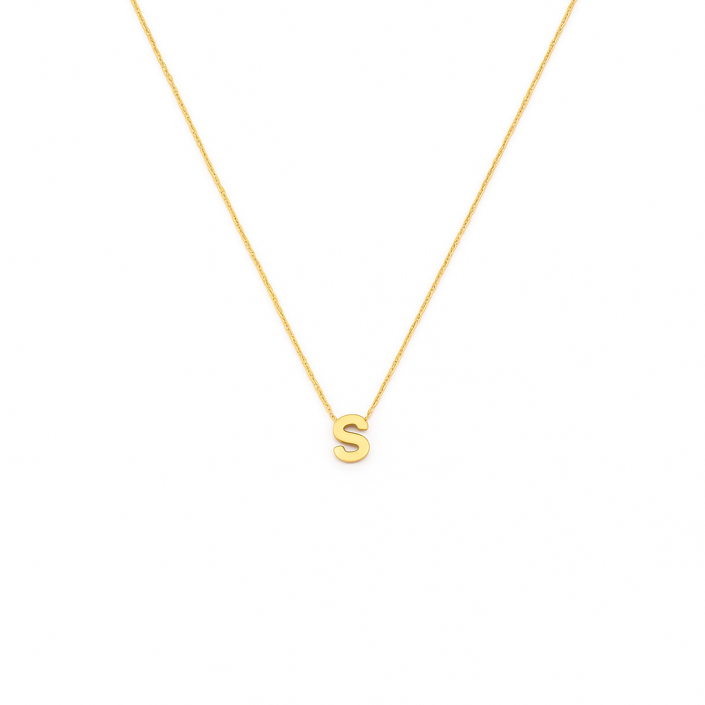 10K Gold Letter S