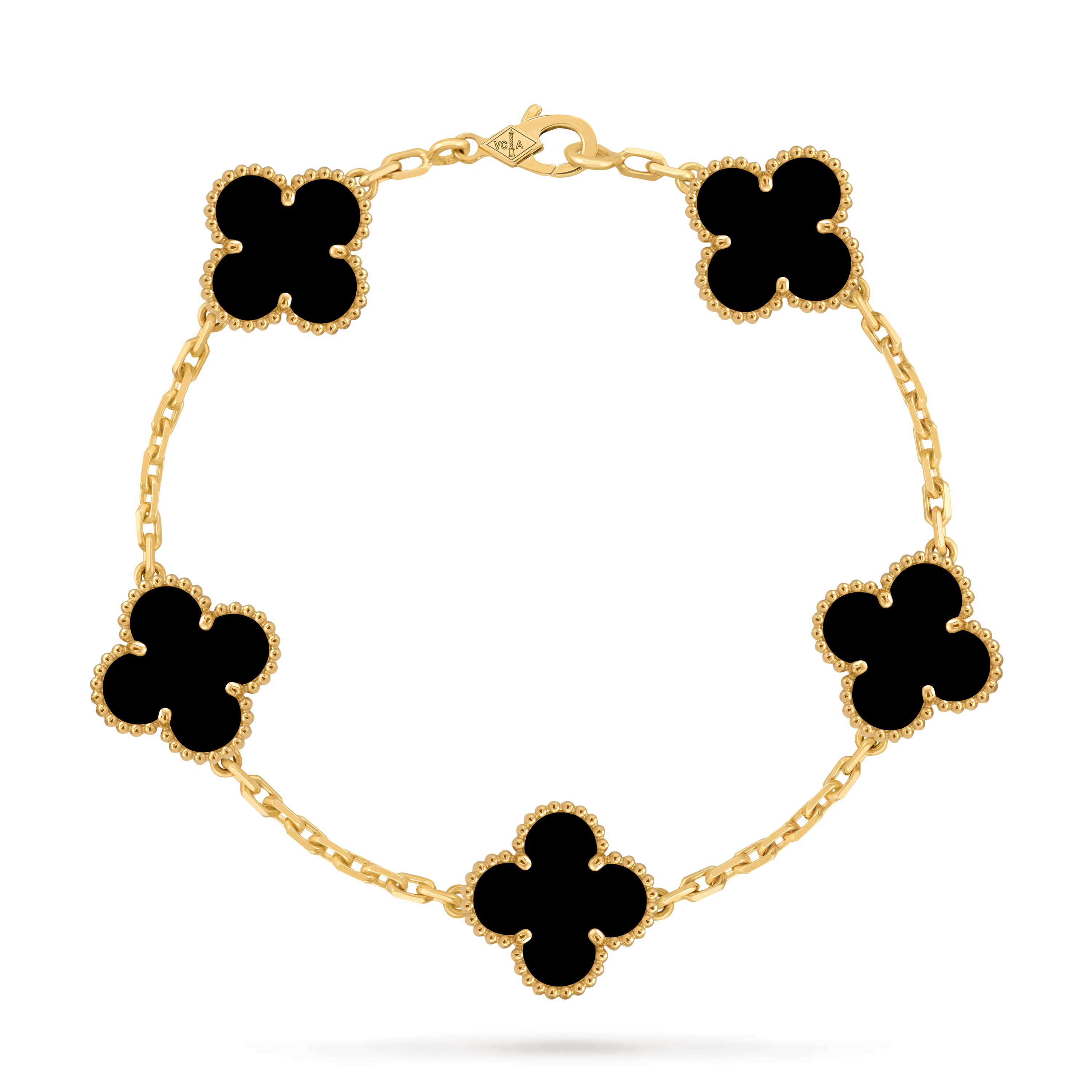 18k Gold Onyx Bracelet