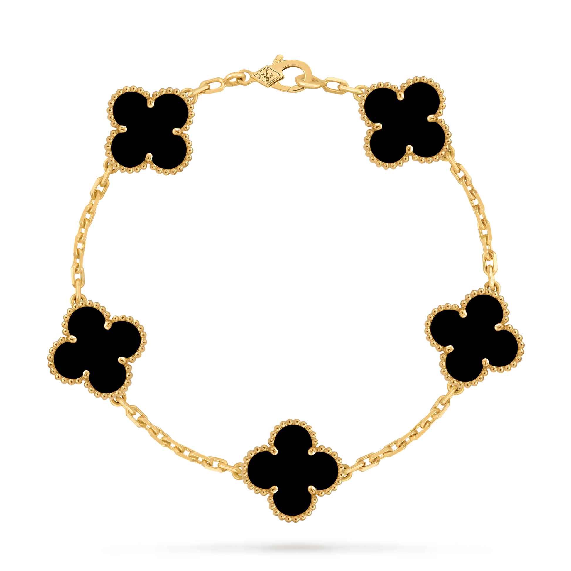 18k Gold Onyx Bracelet