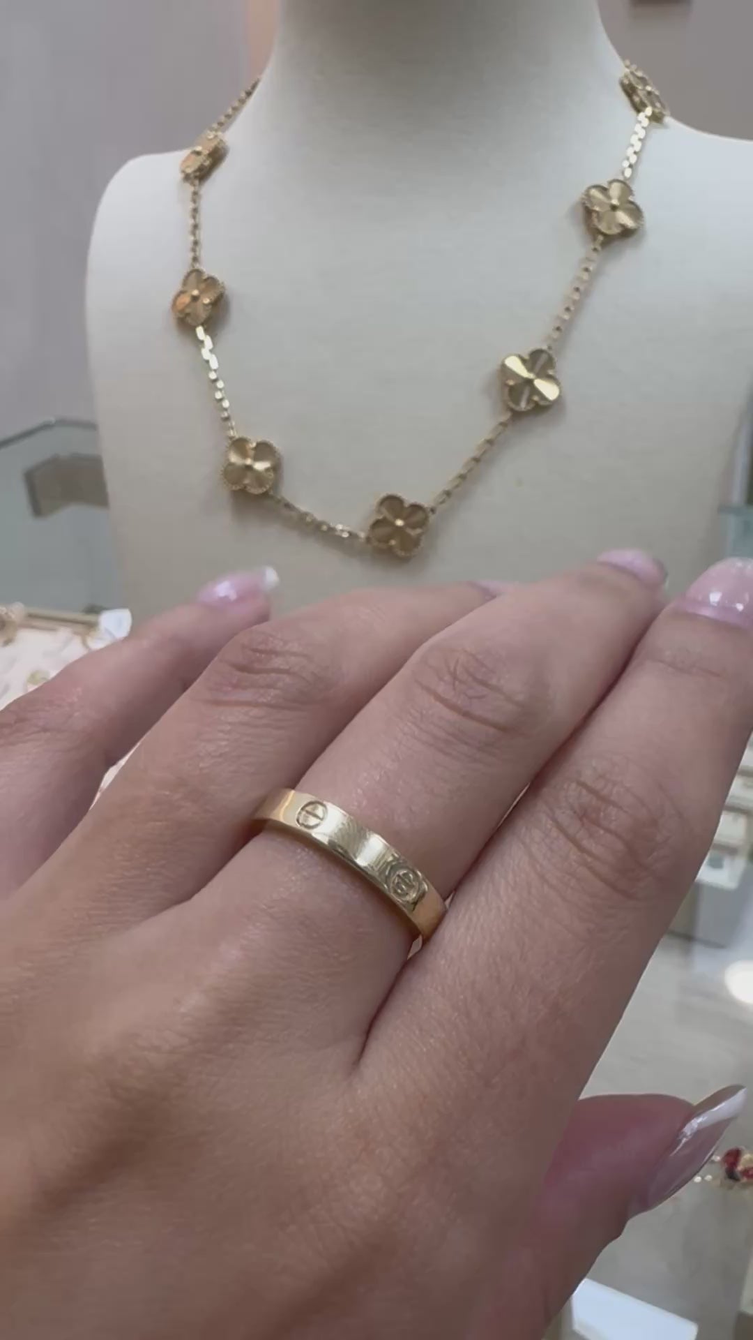 14k Gold Love ring